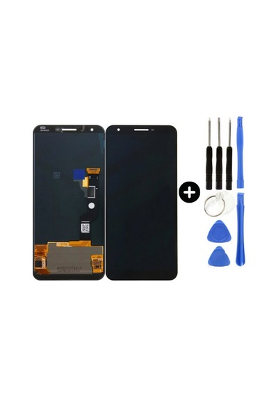 Google Pixel 3a Xl G020f G020c G020a Uyumlu Hk Lcd Ekran Dokunmatik + Tamir Seti