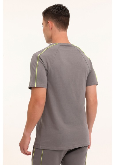 Lotto M-yınkas T-sh 4pr Antrasit Erkek Kısa Kol T-shirt Gri