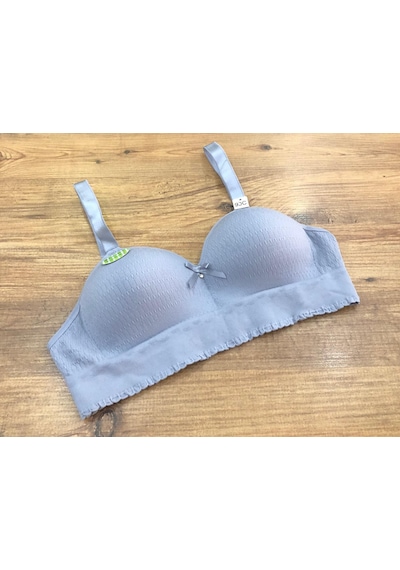 Best Bra Umt Kadın Telsiz İçi Boş C Cup Rahat Sütyen Gri