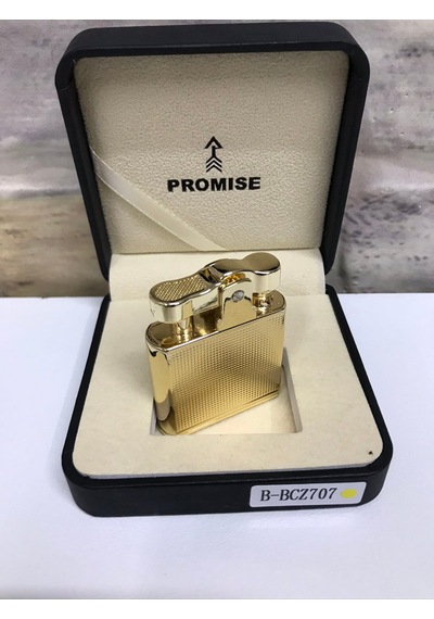 Promise Marka Benzinli Sarı Gold Yuvarlak Logo Desenli Kişiye Öze