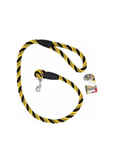 Eurodog Köpek Uzatma 18 MM x 120 CM Sarı Siyah