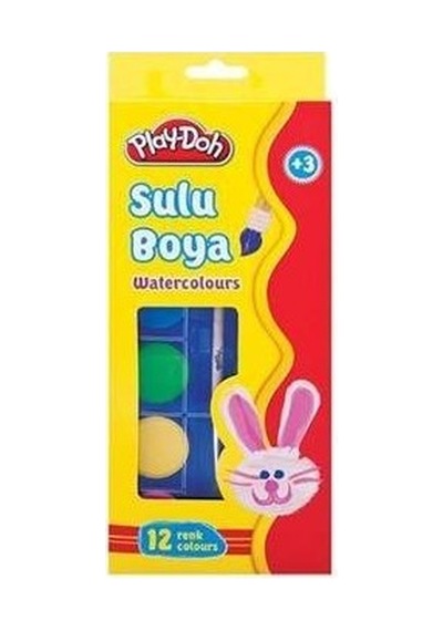 Play-doh Suluboya 12 Renk Küçük Su002 Karışık