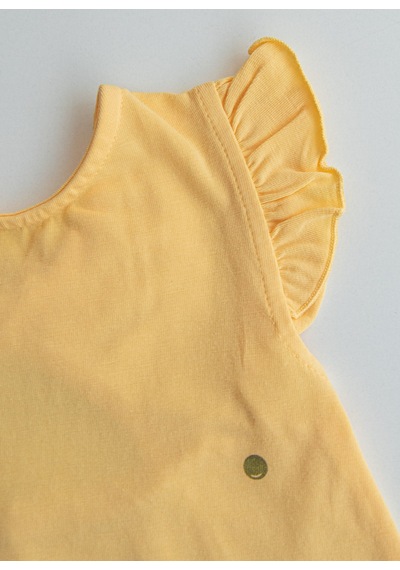 KitiKate Organik Little Marmaid Elbise Sarı Sari