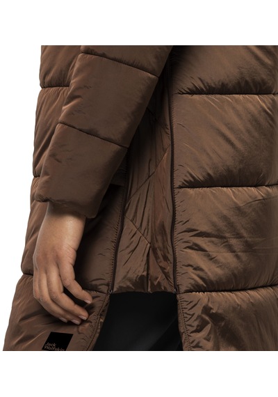 Jack Wolfskin Eısbach Coat W Kadın Outdoor Ceketi Kahve Kahve Kahverengi