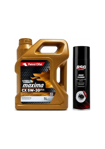 Petrol Ofisi Maxima CX DPF Partiküllü 5W-30 5 L + Balata Spreyi 500 ML