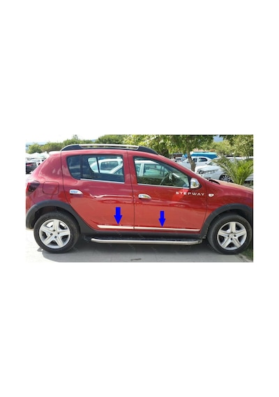 Dacia Sandero Stepway Krom Yan Kapı Çıtası 2012 -2019