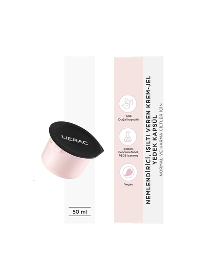 Radiance Hyaluronik Asit Içeren, Işıltı Veren Krem-jel Yedek Kapsül 50ml.