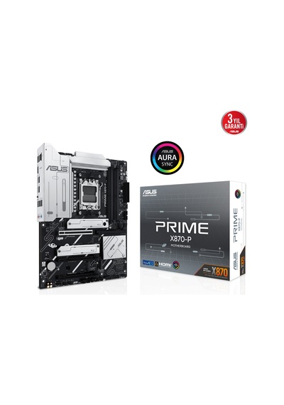 Asus Prıme X870-p Amd X870 Soket Am5 Ddr5 8000+ Oc