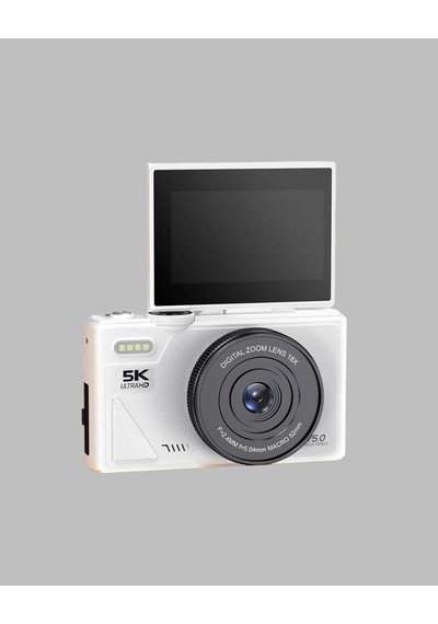 Kompakt Dijital Fotoğraf Makinesi Beyaz 18x Dijital Zoom Destekli Çok Renkli