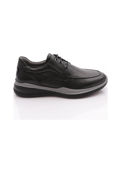 Dgn 5953 Erkek Bağcikli Sneakers Ayakkabi Siyah