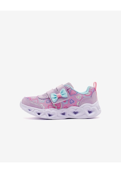 Skechers Heart Lıghts Boogıe Land Küçük Kız Çocuk Mor Işıklı Spor Ayakkabı 303258n Lvmt Mor