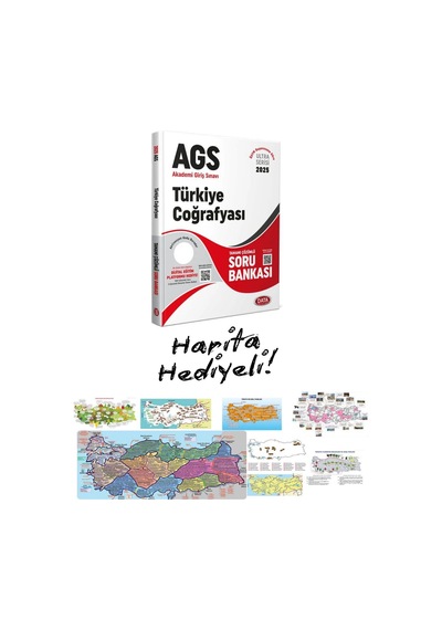 Ags 2025 Ultra Serisi Türkiye Coğrafyası Soru Bankası Ve Harita Hediyeli Set