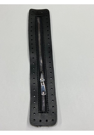 Karantuhafiye Derili Fermuar / Çanta Fermuarı / Kapak Fermuar 30 Cm Siyah Siyah