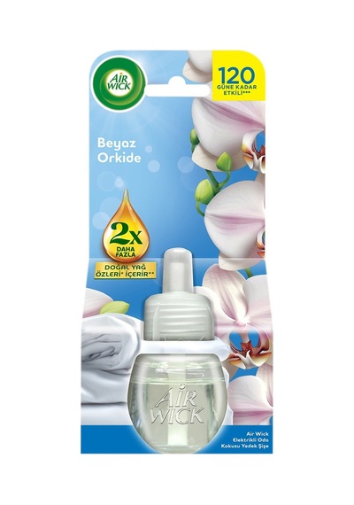 Airwick Elektrikli Oda Kokusu Yedek Şişe 19 Ml Beyaz Orkide 3'li Ekonomik Paket - 3 Adet Tarı
