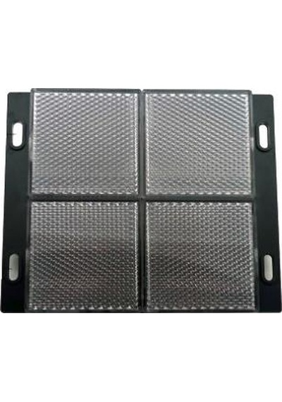 100x100mm Reflektör / Mesafe Sensörleri Uyumlu - Siyah