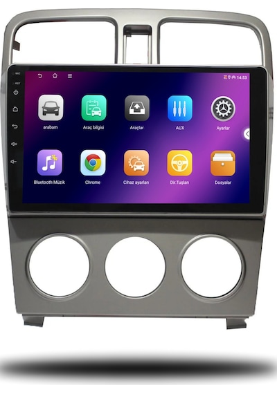 Caros Subaru İmpreza 2002-2007 Uyumlu Android Multimedya 4gb Ram 32gb Hafıza 9"