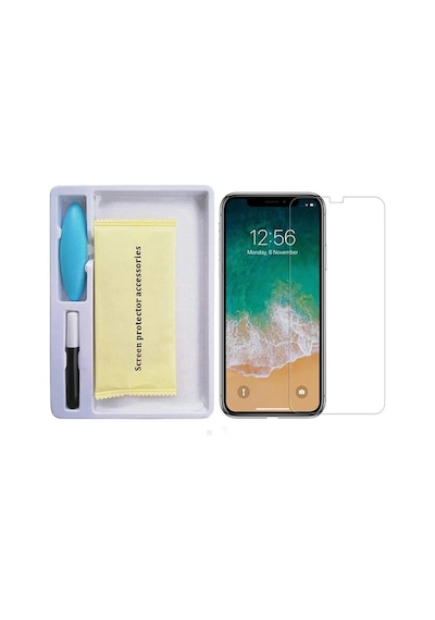 Apple, Uyumlu iPhone 11 Pro Full Liquid+uv Işık 3d Kırılmaz Cam Ekran Koruyucu Apple, Uyumlu iPhone Xs-x- 5775