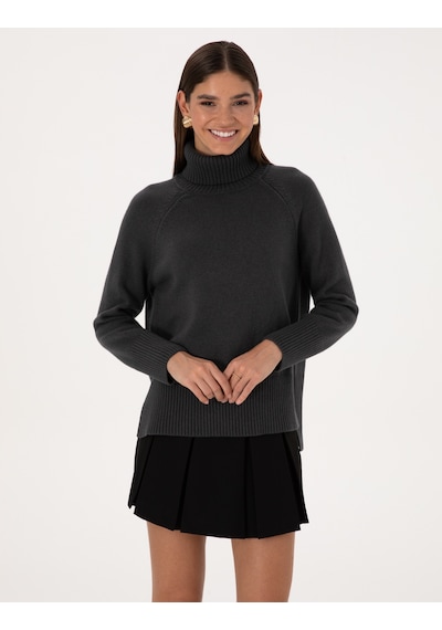 Pierre Cardin Kadın Antrasit Kazak /triko 50316667-vr006 Antrasit