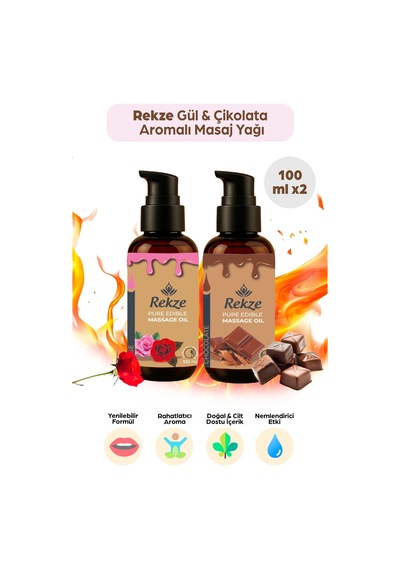 Çikolata Ve Gül Aromalı Masaj Yağı 100 Ml Romantik, Etkili, Aromaterapi Deneyimi - 744978226