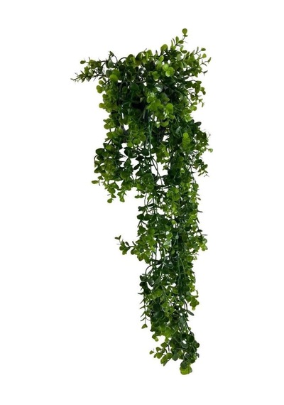 Nettenevime Yapay Çiçek Saksıda Sarkan Şimşir Okaliptus Yapay Sarmaşık 60cm Çok Renkli
