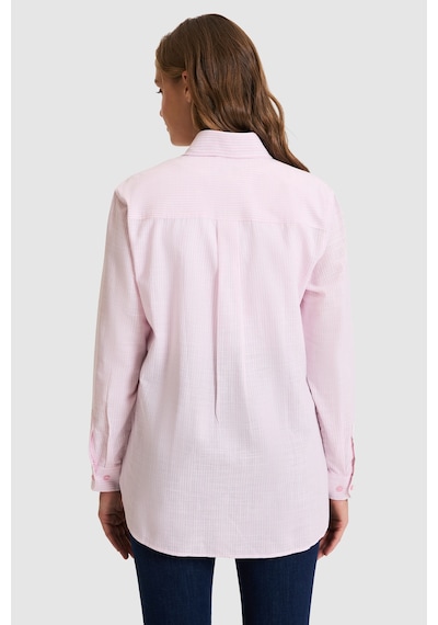 U.S. Polo Assn. U.s. Polo Assn. Kadın Pembe Gömlek Desenli 50324635-vr041