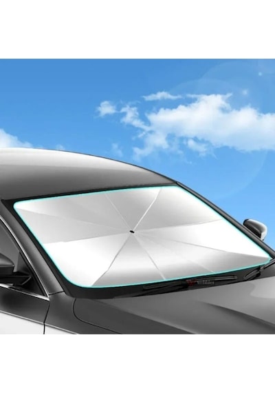 Renault Megane 4 Sedan 2021-2022-2023-2024-2025 Uyumlu Ön Cam Güneşliği-torpido Korucuyu Şemsiye Tip