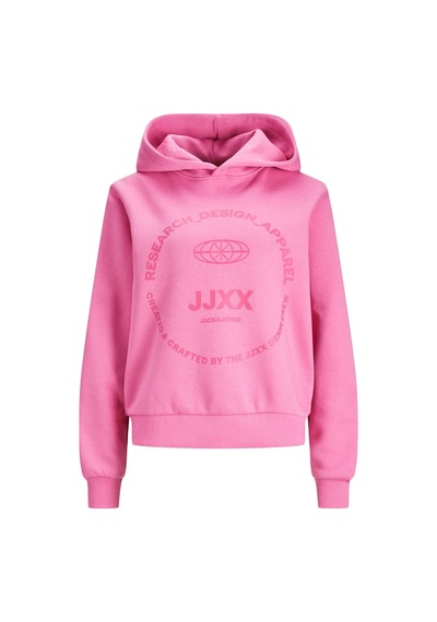 Jjxx Kapüşonlu Rahat Kesim Pembe Kadın Sweatshirt 12250183 001