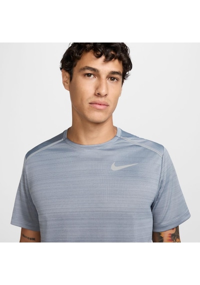 Nike Dri-fıt Miler Erkek Koşu Gri Tişört