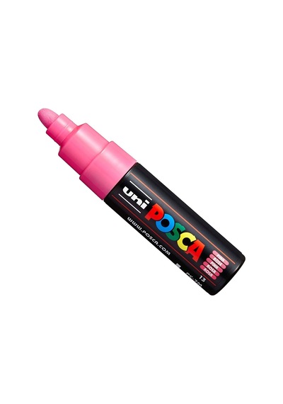 Uni Pc-7m Boya İşaretleyici Sanatsal Kalemler - Büyük Kurşun Uçlu 4,5-5,5 Mm - 15 Renk - 2017 İçin Yeni - Pembe 3 Siyah+2 Mavi+ 1 Kırmızı+ 1 Yeşil