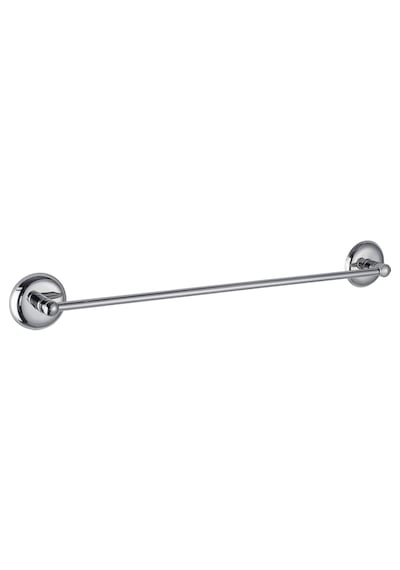 40 Cm Krom Kaplama Metal Havluluk - Vidalı Duvar Tipi Banyo Havlu Askısı Gri