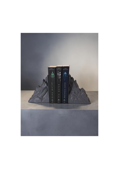 Ağır Dağ Kitap Tutucu Desteği Gri İkili Dolgulu Raf Aksesuar 1.5 Kg