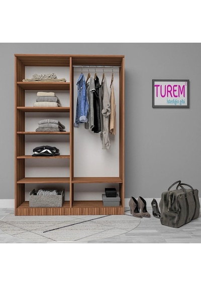 Cevher Sürgülü Portmanto Suntalam Beyaz