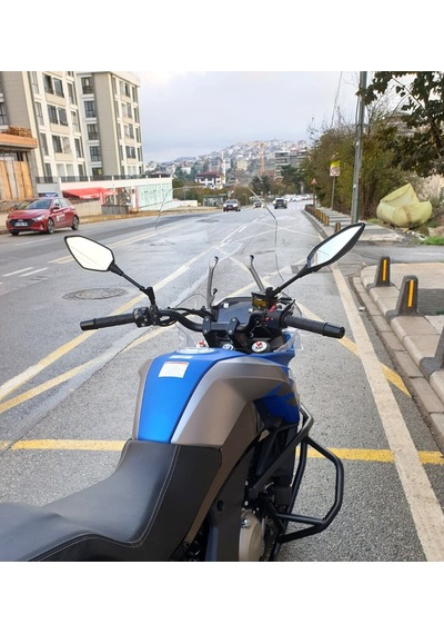 Motocam Cf Moto 650 Mt Ön Cam 2016-2026 Model 56cm Şeffaf Renkli 4mm