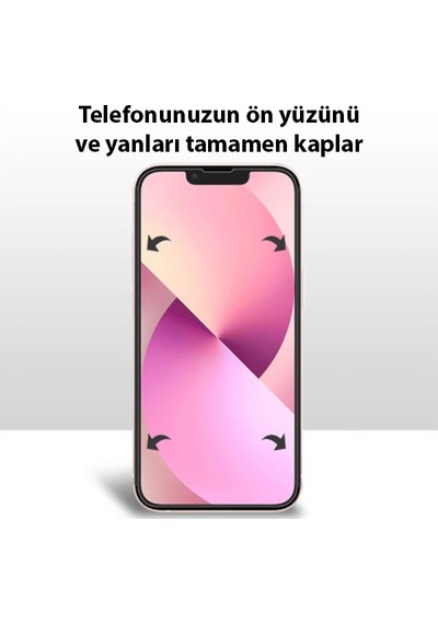 İphone 13 Pro Max 6.7 Film Ön Arka Full Koruyucu Nano Hidrojel Koruyucu Set- 5775 Mh-hs3263-2721