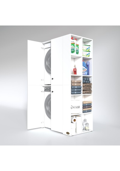 Kenzlife Çamaşır-Kurutma Makinesi Dolabı Kapaklı Fedyenka Byz 180 Çok Renkli Kenzlife Çamaşır-Kurutma Makinesi Dolabı Kapaklı Fedyenka Byz 180 Çok Renkli