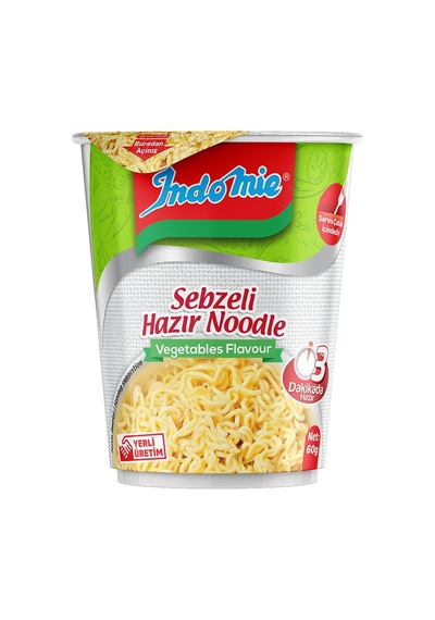 Indomie Noodle 60 Gr Bardak Tavuk Ve Sebzeli 8 Li Karma Paket