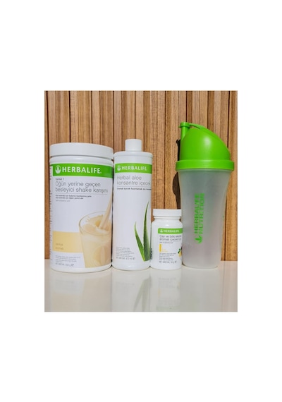 Herbalife 3lü Set Shake Çay Aloe Shaker