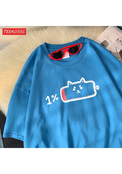 Noıssey Urban Pop Graphic Kadın Tişört Koleksiyonukod 5357 Bebe Mavi