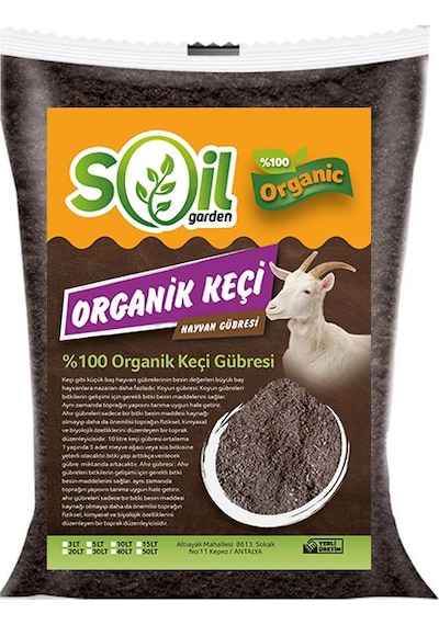 Soil Garden Keçi Gübresi Çiçek Ve Bitkileriniz Için 10 L
