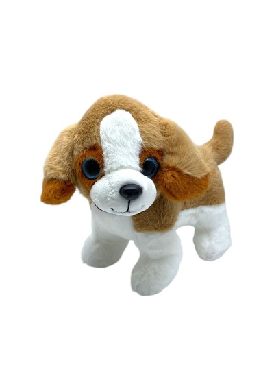 20 Cm Oyuncak Sesli Havlayan Peluş Köpek Çok Renkli