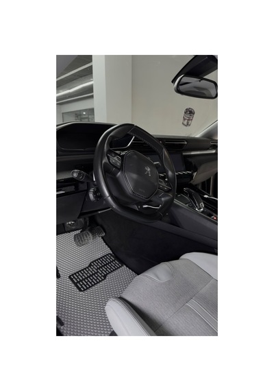 Peugeot 508 2018-2024 Premium Eva Akıllı Oto Paspas & Metal Topukluk Siyah