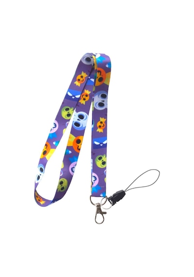 Uzaylı Kart Askı Ipi, Yaka Askı Ipi, Boyun Askı - 2 Cm