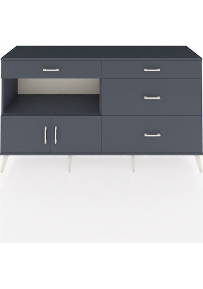 Hyperion Konsol Tek Raflı 4 Çekmeceli 2 Kapaklı 176x44x99 Antrasi Antrasit-antrasit Hyperion Konsol Tek Raflı 4 Çekmeceli 2 Kapaklı 176x44x99 Antrasi Antrasit-antrasit