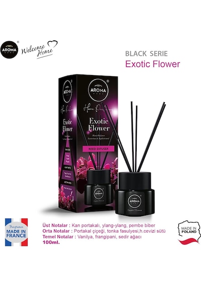 Aroma Home Black Series Likit Koku Exotic Flower 100 ML