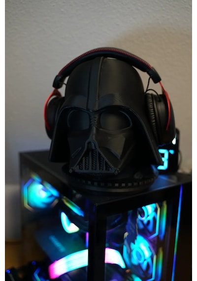 Darth Wader Kulaklık Tutucu 3d Baskı Figür Büyük Boy