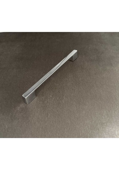 Star Parlak Krom Mutfak Dolap Çekmece Köprü Kulp 224 Mm 256 Mm 22,4 Cm - 25,6 Cm 3 Adet