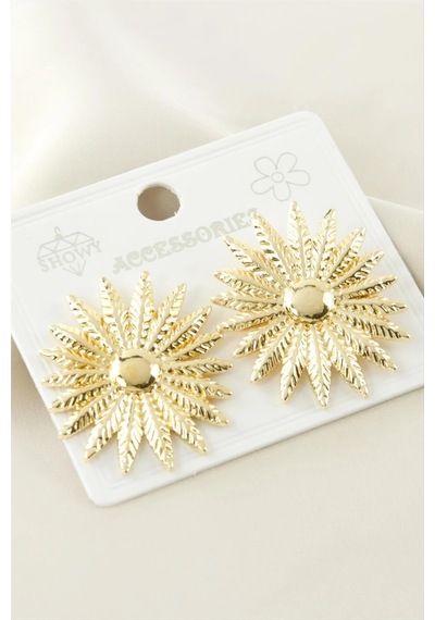 Bay Çiçek Metal Küpe Najmaddin Standart 44987150