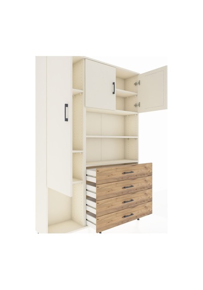 Arges Dolap 7 Raflı 4 Çekmeceli 3 Kapaklı 132x30x195 Aytaşı-aytaşı/çam Aytası/atlas Çam Arges Dolap 7 Raflı 4 Çekmeceli 3 Kapaklı 132x30x195 Aytaşı-aytaşı/çam Aytası/atlas Çam