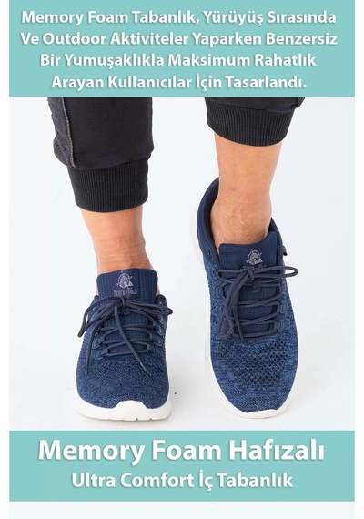 Supermark North Of Wild Mustang Günlük & Koşu İndigo Erkek Spor Ayakkabı 45002 İndigo