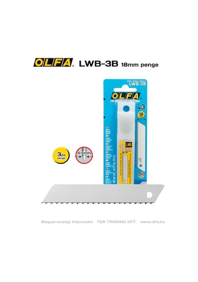 Olfa Lwb-3B Maket Bıçağı Yedeği 3'Lü Tüp